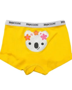 Mutandine Pantaloncino Bimba - Flower Power - Pacco da 3 - 100% Cotone Bio
