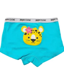 Mutandine Pantaloncino Bimba - Flower Power - Pacco da 3 - 100% Cotone Bio
