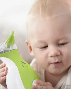 Nosiboo Go, Aspiratore Nasale Elettrico Portatile, Verde