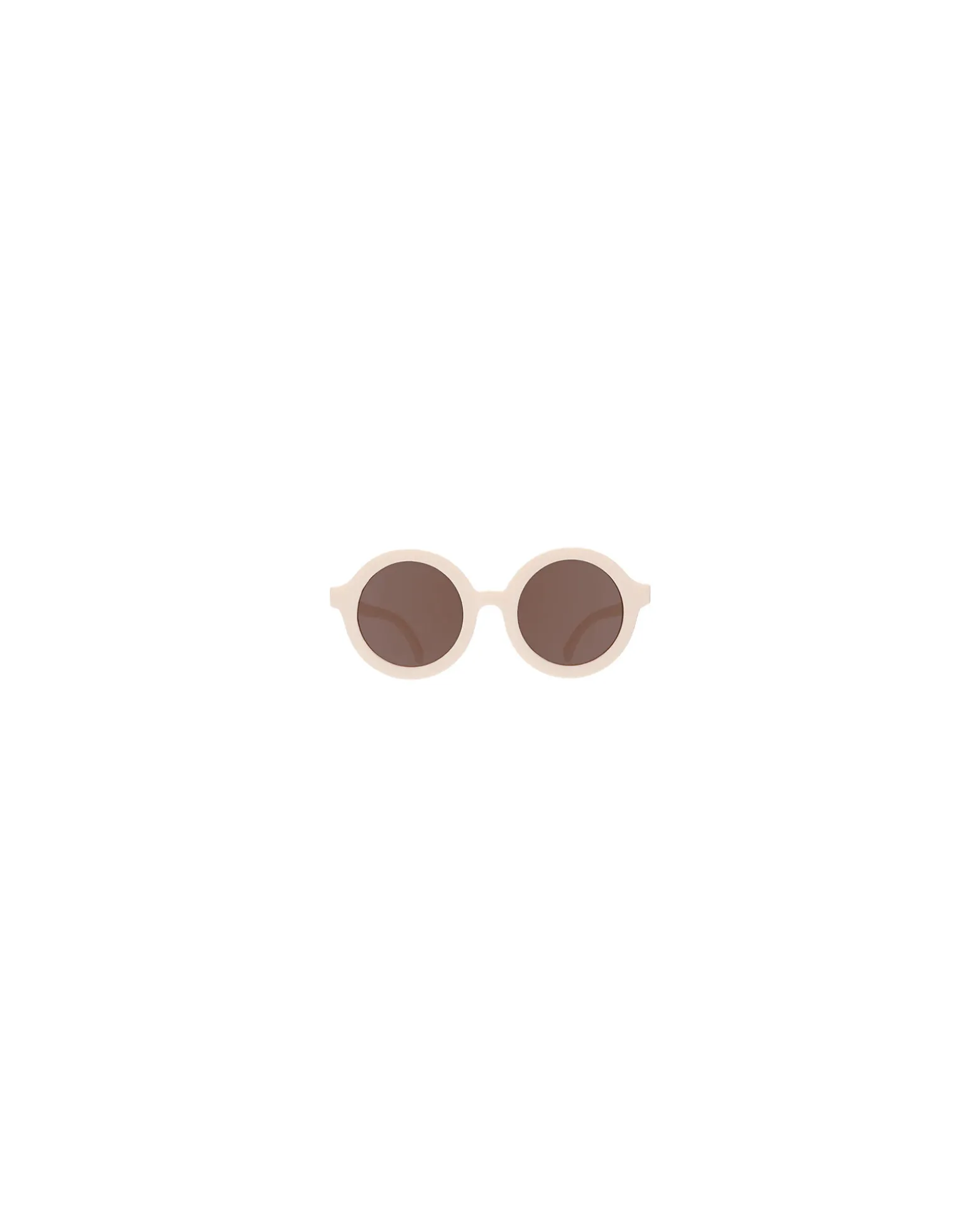 Occhiali da Sole Original Round - Sweet Cream - Lenti Ambra - 100% Protezione UVA e UVB