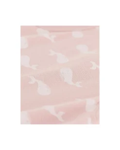 Pagliaccetto Senza Maniche - Rosa - Balene Bianche - 100% Cotone Organico