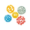 5 Palline Sensoriali Flessibili - Silicone Alimentare - Stimola la Creatività