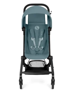Passeggino Agis - Stormy Blue - Telaio Nero - dai 6 mesi ai 4 anni - Compatibile con il Bagaglio a Mano