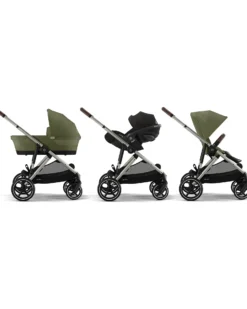 Passeggino Balios S Lux - Moss Green/Khaki - Telaio Tortora - dalla Nascita ai 4 anni
