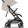 Passeggino Beezy - Dune Grey - Telaio Nero - Il più Compatto