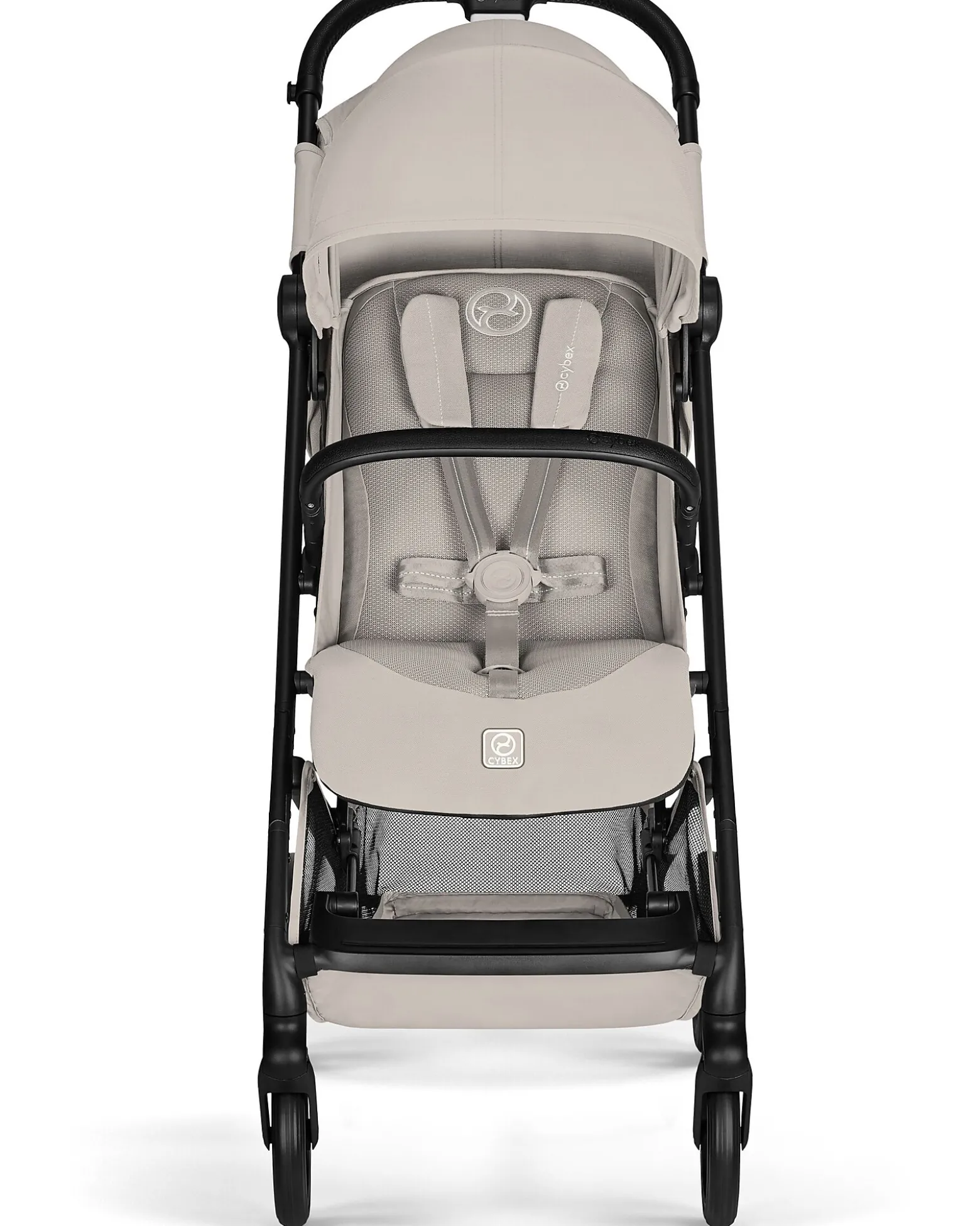 Passeggino Beezy - Dune Grey - Telaio Nero - Il più Compatto