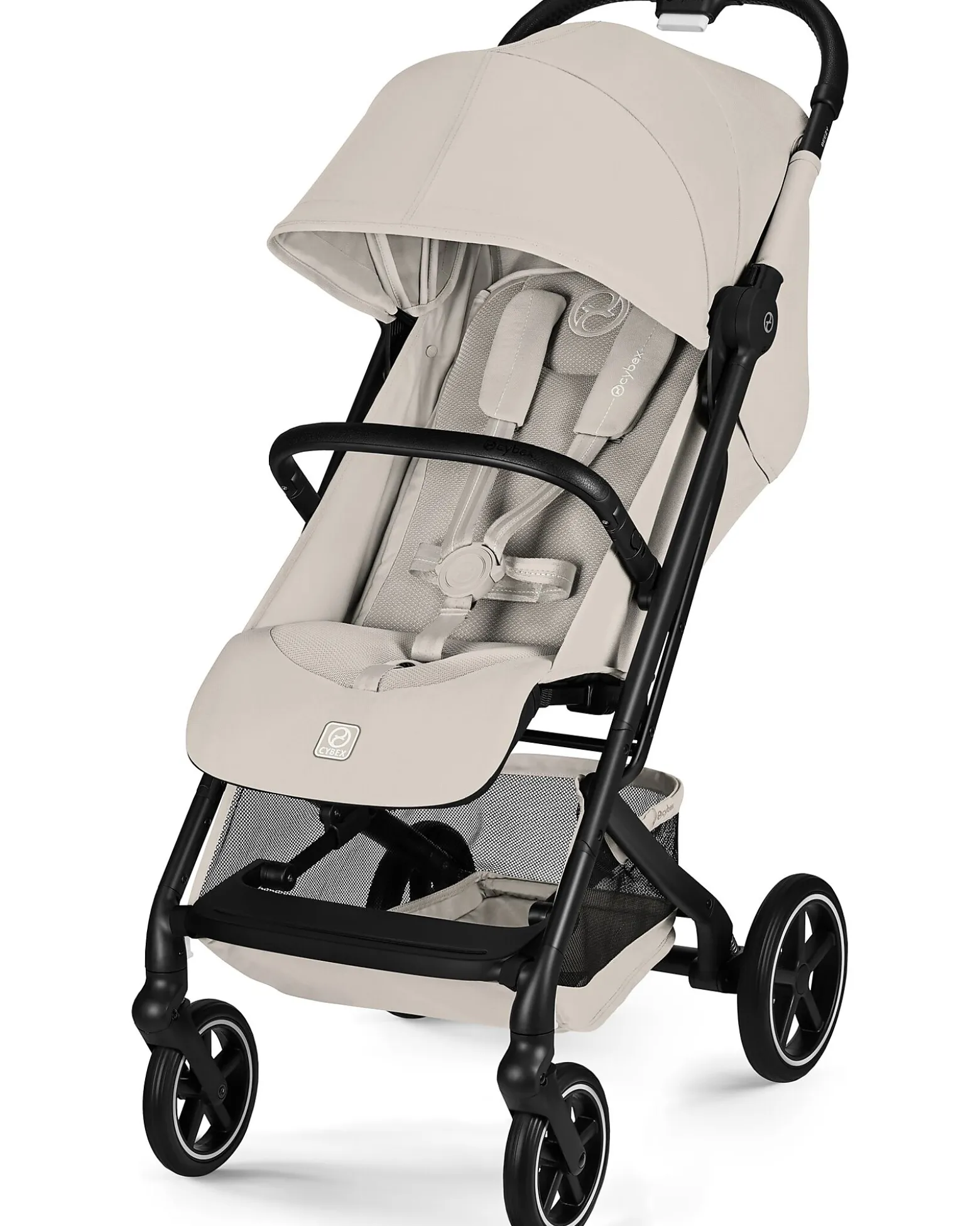 Passeggino Beezy - Dune Grey - Telaio Nero - Il più Compatto