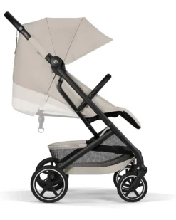 Passeggino Beezy - Dune Grey - Telaio Nero - Il più Compatto