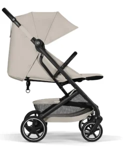 Passeggino Beezy - Dune Grey - Telaio Nero - Il più Compatto