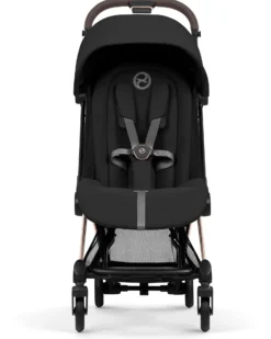 Passeggino Coya - Sepia Black - Telaio Rosegold - Leggero e Ultracompatto