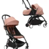 Passeggino Duo YOYO3 Ginger - Telaio Nero - Seduta 6+ e Kit Neonati 0+