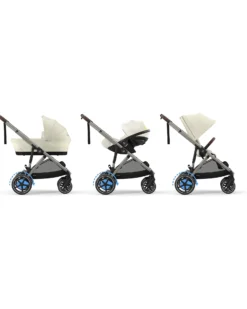 Passeggino Elettrico E-Gazelle S - Seashell Beige/Light Beige - dalla Nascita ai 4 Anni - Multifunzionale