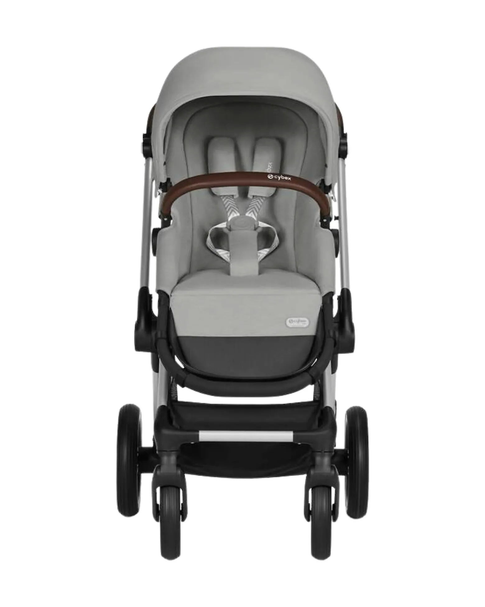 Passeggino EOS Lux 2-in-1 con Attacchi Intercambiabili: da Navicella a Seduta - Argento Stone Grey - dalla Nascita ai 4 Anni!