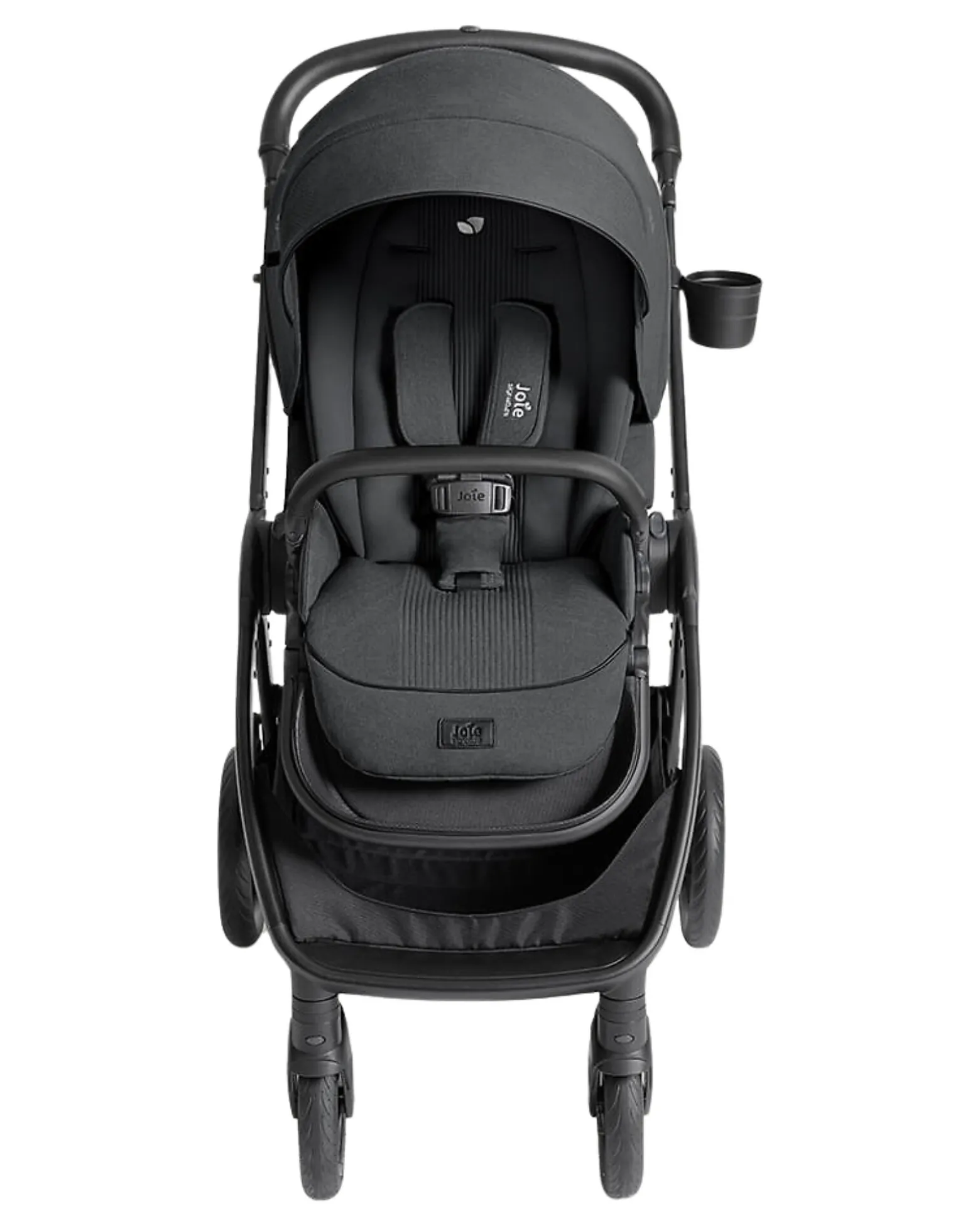 Passeggino Finiti 4 in 1 - Ebony - Parapioggia e Adattatori Inclusi