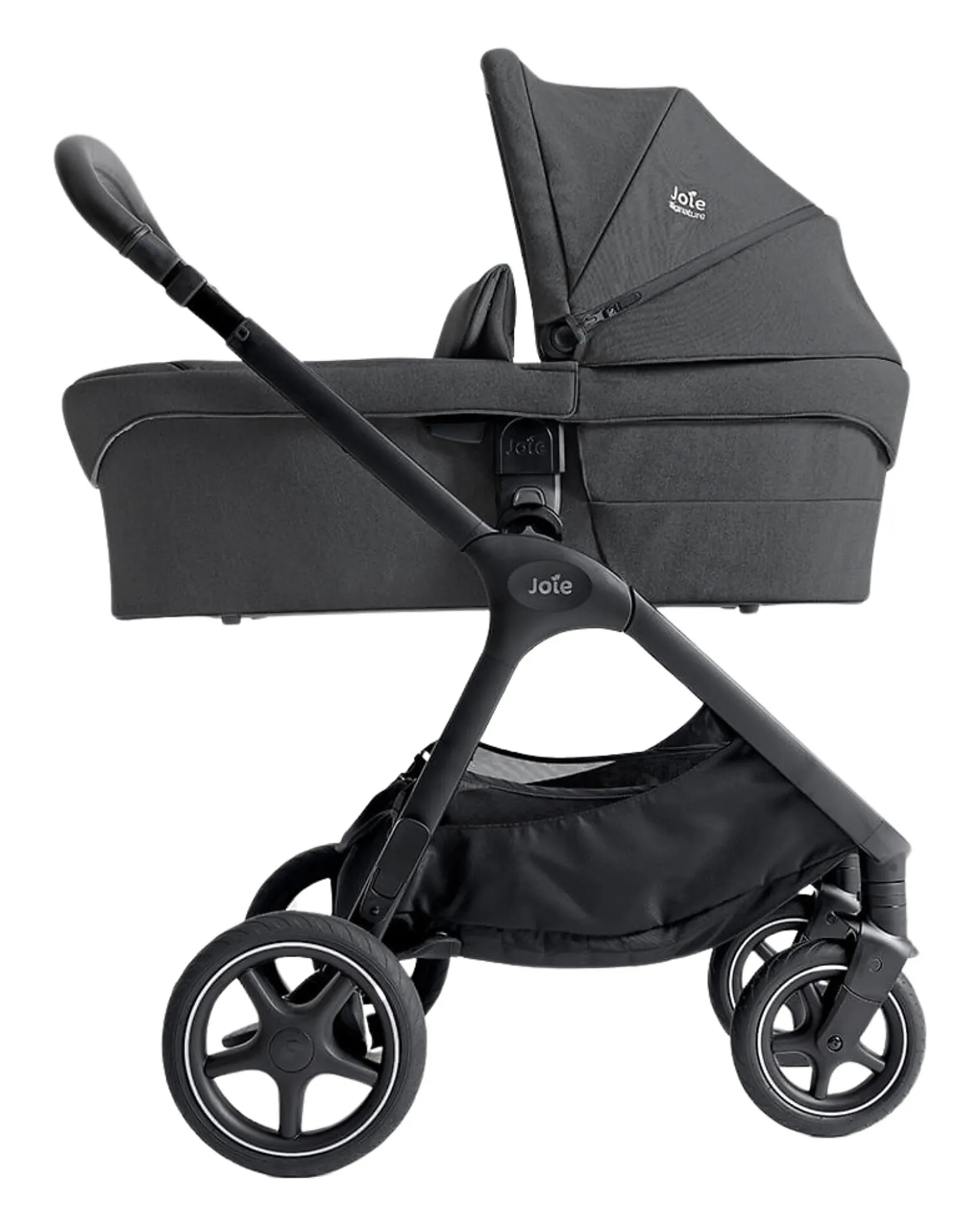 Passeggino Finiti 4 in 1 - Ebony - Parapioggia e Adattatori Inclusi