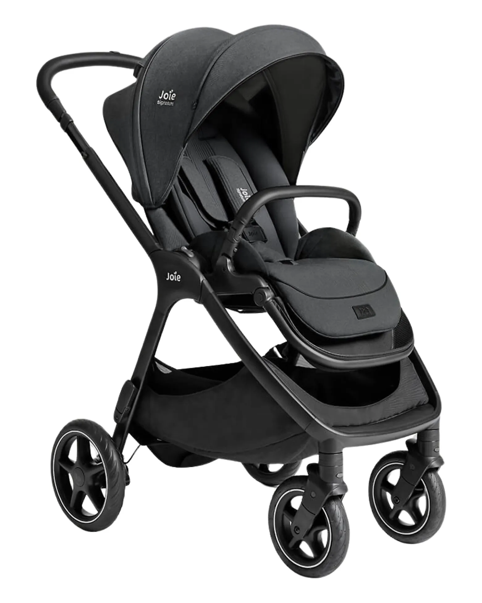 Passeggino Finiti 4 in 1 - Ebony - Parapioggia e Adattatori Inclusi