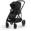 Passeggino Gazelle S - Nero-Moon Black - dalla Nascita ai 4 Anni - Multifunzionale