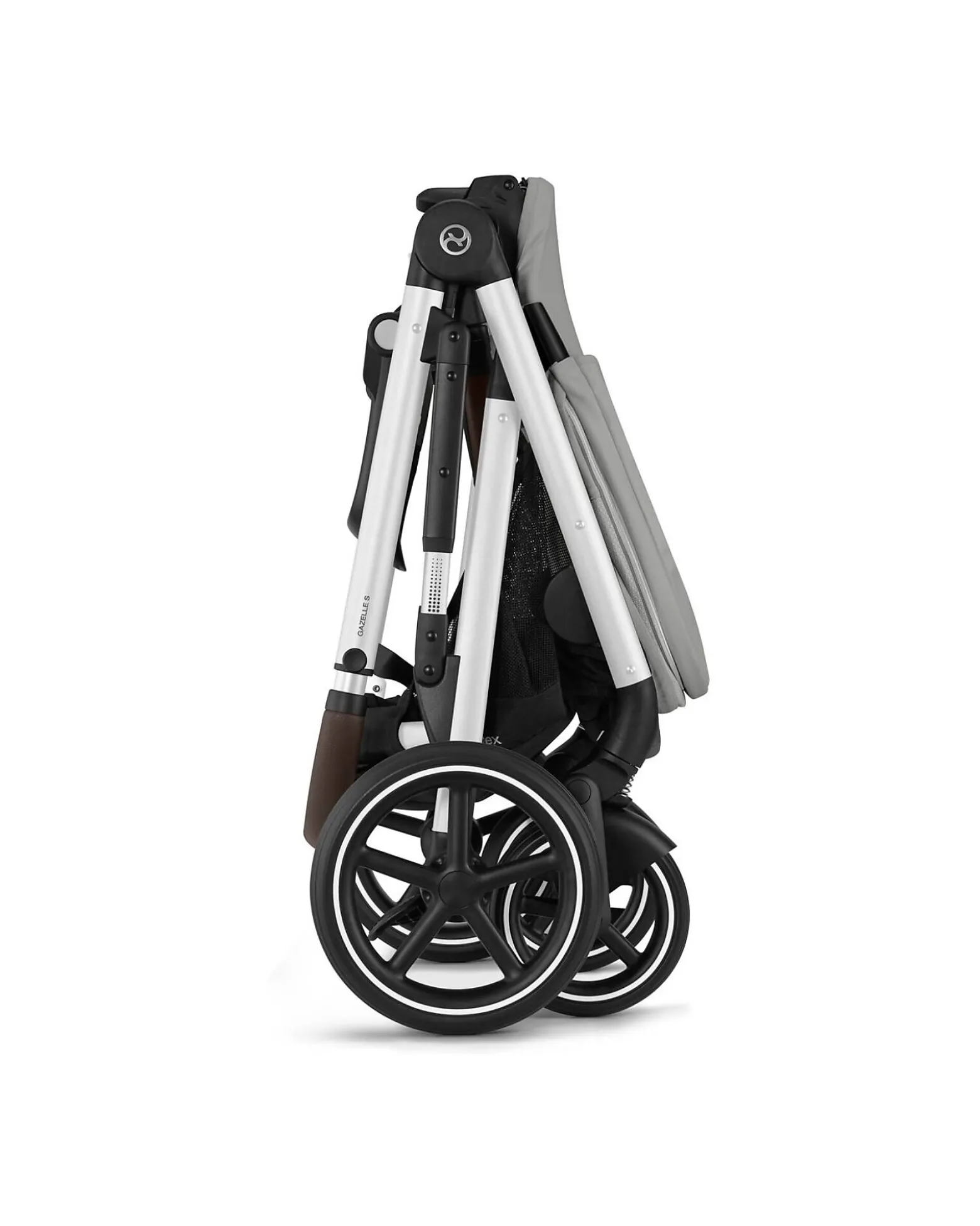 Passeggino Gazelle S - Telaio Argento - Stone Grey - dalla Nascita ai 4 Anni - Multifunzionale