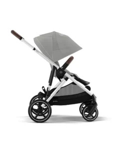 Passeggino Gazelle S - Telaio Argento - Stone Grey - dalla Nascita ai 4 Anni - Multifunzionale