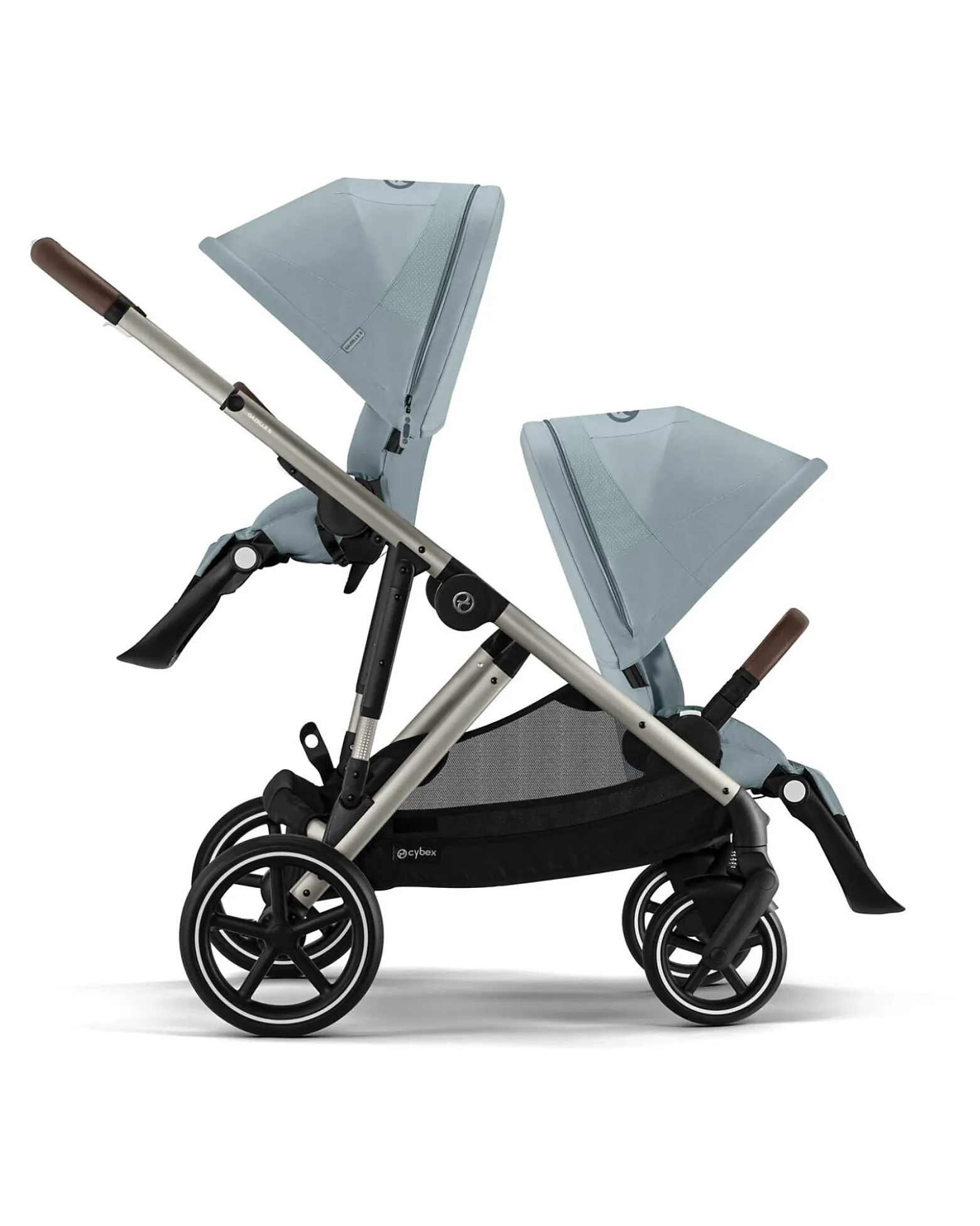 Passeggino Gazelle S - Telaio Tortora - Stormy Blue - dalla Nascita ai 4 Anni - Multifunzionale