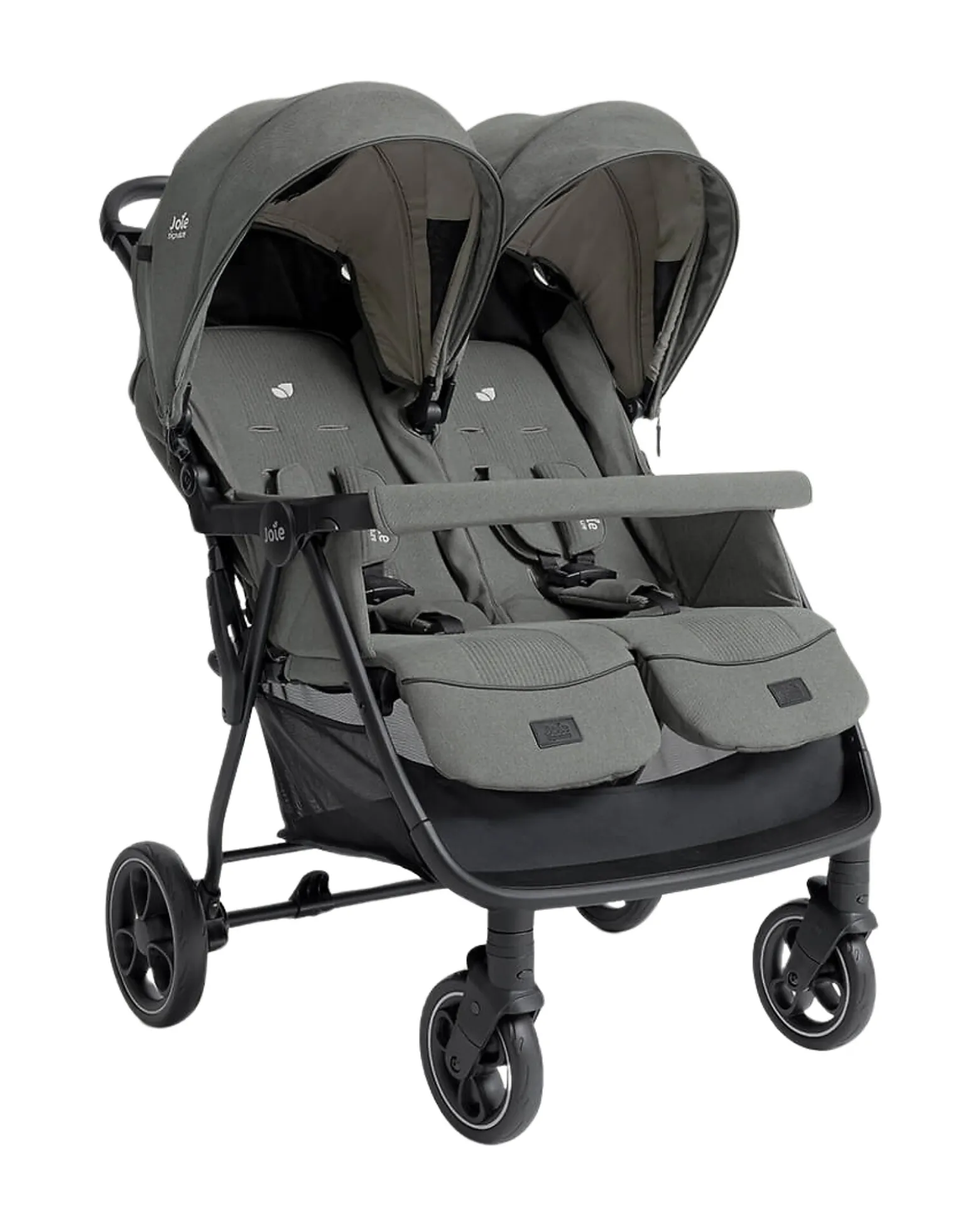 Passeggino Gemellare/Fratellare Estrella - Evergreen - con Parapioggia Incluso