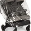 Passeggino Gemellare Trvl Dubl - Caviar - Compatto, Leggero e Doppio