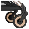 Passeggino 2 in 1 Coya con Navicella - Sepia Black - Tela io Rosegold - dalla Nascita ai 4 anni