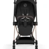Passeggino Mios Duo Comfort - Telaio Rosegold + Seduta e Navicella Richiudibile Sepia Black