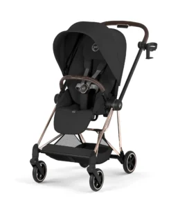 Passeggino Mios Duo Comfort - Telaio Rosegold + Seduta e Navicella Richiudibile Sepia Black