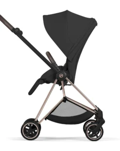 Passeggino Mios Duo Comfort - Telaio Rosegold + Seduta e Navicella Richiudibile Sepia Black