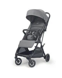 Passeggino Now - Nero - Snap Grey - si Chiude da Solo con un Tocco
