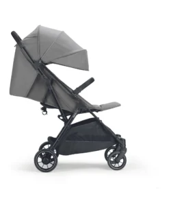 Passeggino Now - Nero - Snap Grey - si Chiude da Solo con un Tocco