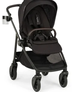 Passeggino Nuna Swiv - Caviar - con Telaio in Alluminio