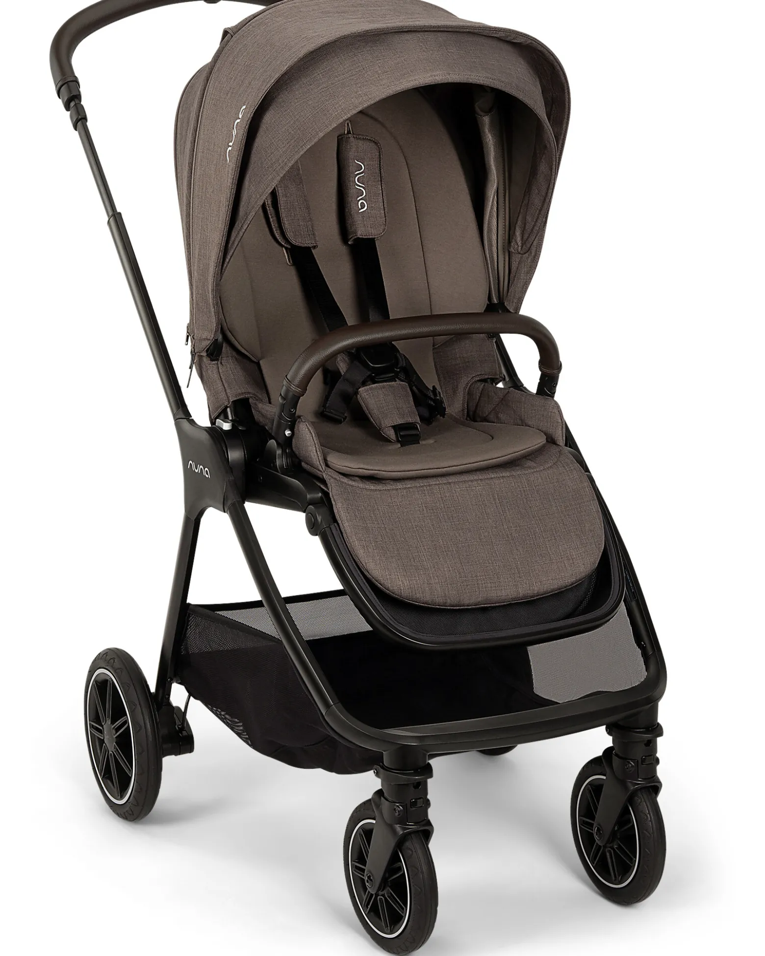 Passeggino Triv Next - Chestnut - Telaio Nero - Ideale per Viaggiare e per la Città
