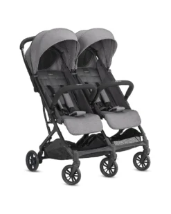 Passeggino Twin Sketch - Nero e Grigio - Per Gemelli o Fratellini Vicini di Età