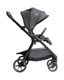 Passeggino Valora 4 in 1 - Ebony - Compatto, Reversibile con Parapioggia e Adattatori - dalla Nascita fino a 22 kg