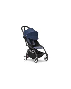 Passeggino YOYO3 Telaio Nero e Seduta Air France Blue - Dai 6 Mesi