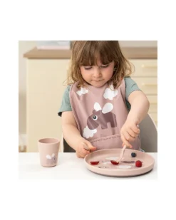Piatto Foodie - Happy Clouds Cipria - 100% PP Alimentare