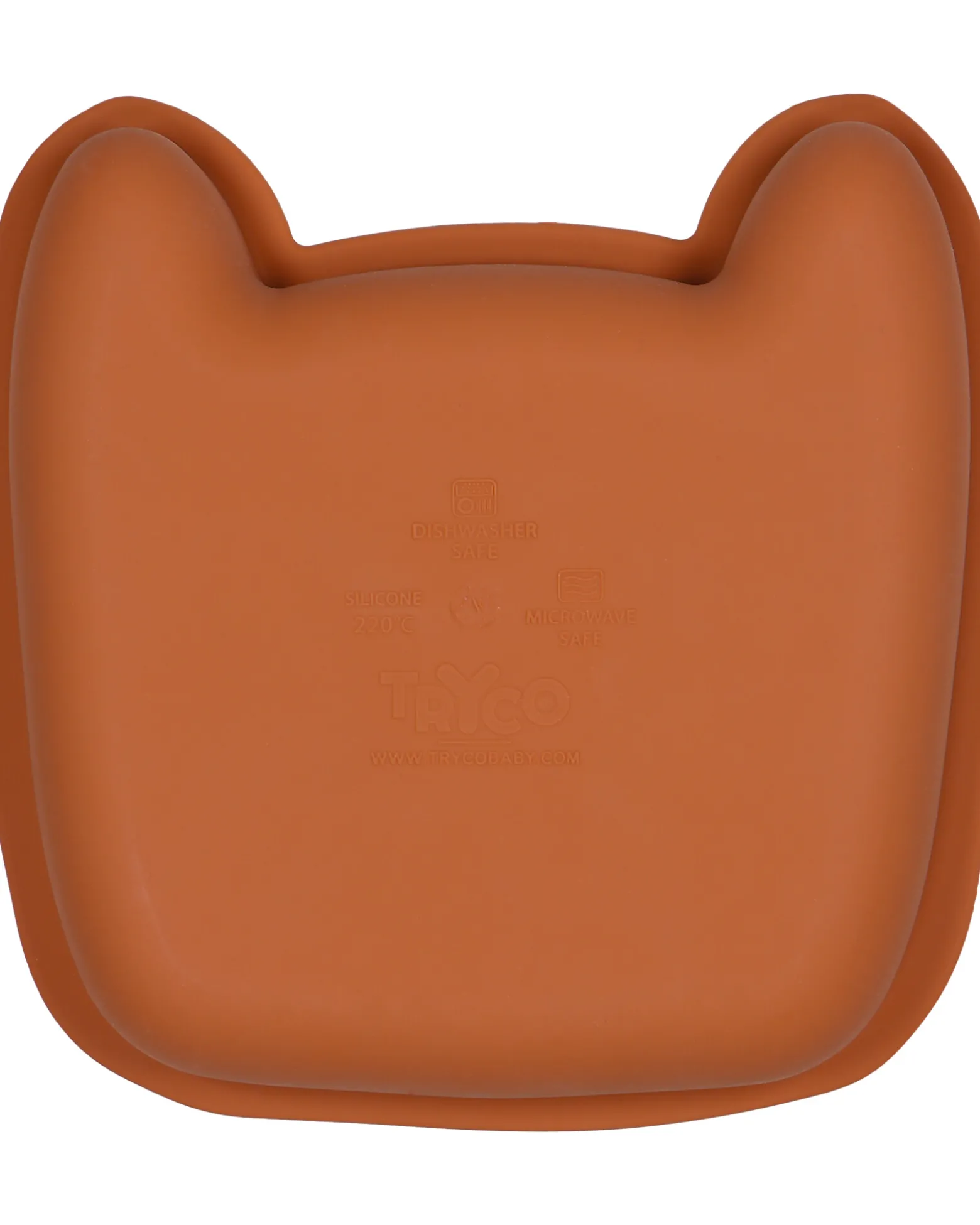 Piatto Lenny il Leopardo - Terra di Siena - Silicone