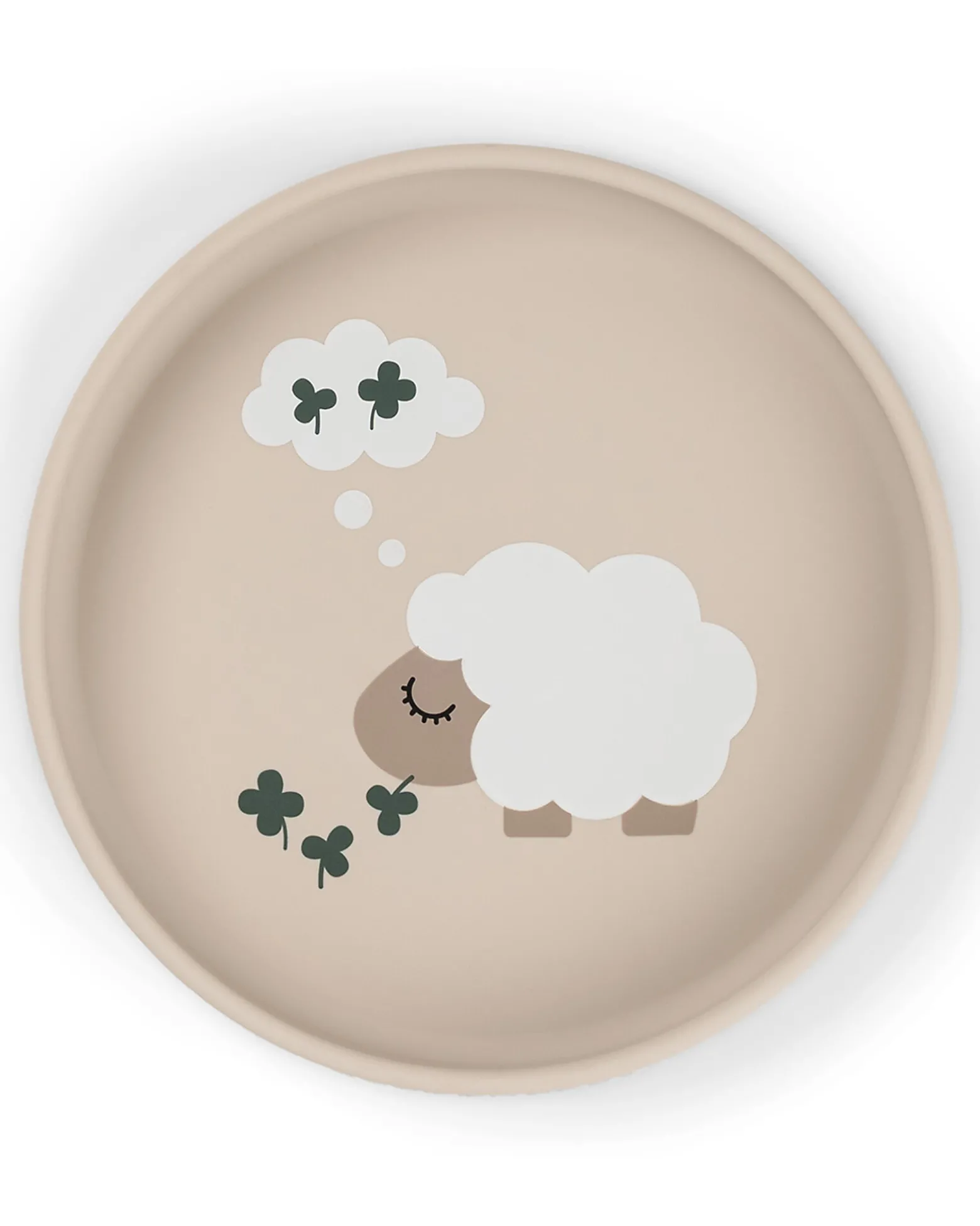 Piatto Stick&Stay - Tiny Farm - Sabbia - 100% Silicone Alimentare - Perfetta Idea Regalo!