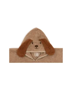 Poncho da Bagno in Spugna - Diego il Cane - Biscotto - 65x62 cm