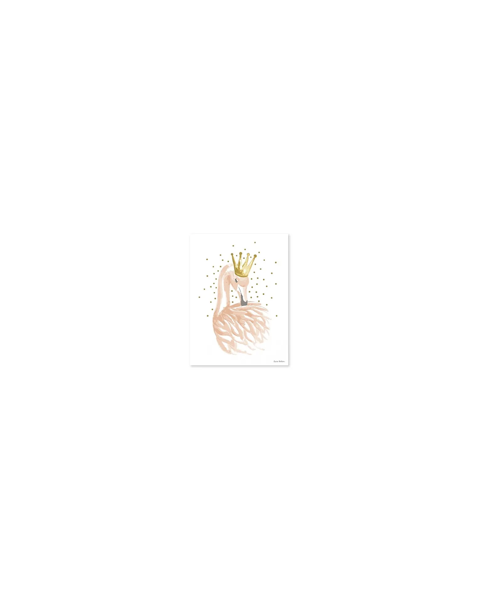 Poster (30x40 cm) - Fenicottero e stelle