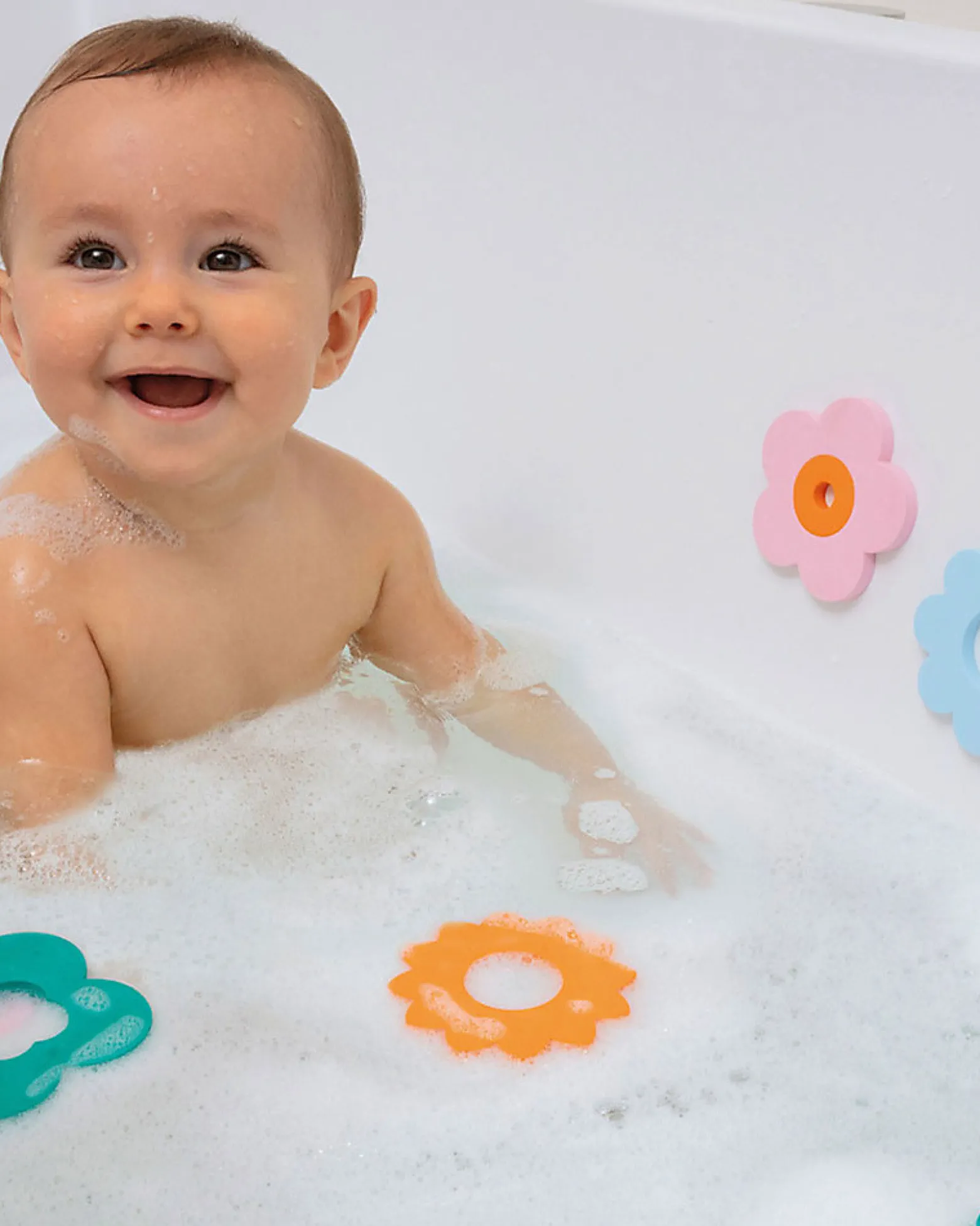 Puzzle da Bagno dei Fiori - Stile Retrò Divertente ed Eco-friendly