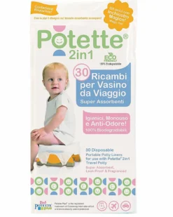 Ricambi per Vasino Potette 2in1, 30 Pezzi, Superassorbenti e Antiodore