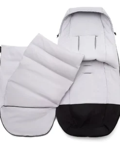 Sacco a Pelo Invernale Hi-Tech Universale per Passeggino Bugaboo - Misty Grey - con Piumino Extra Interno!