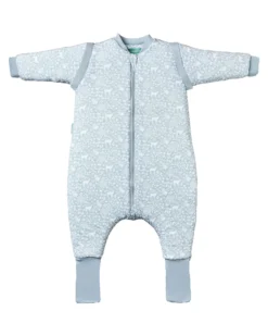 Sacco Nanna con Piedini e Calzini Antiscivolo Incorporati - Maniche Removibili - Woodland - TOG 2.5 - 1 anno (70-80 cm)