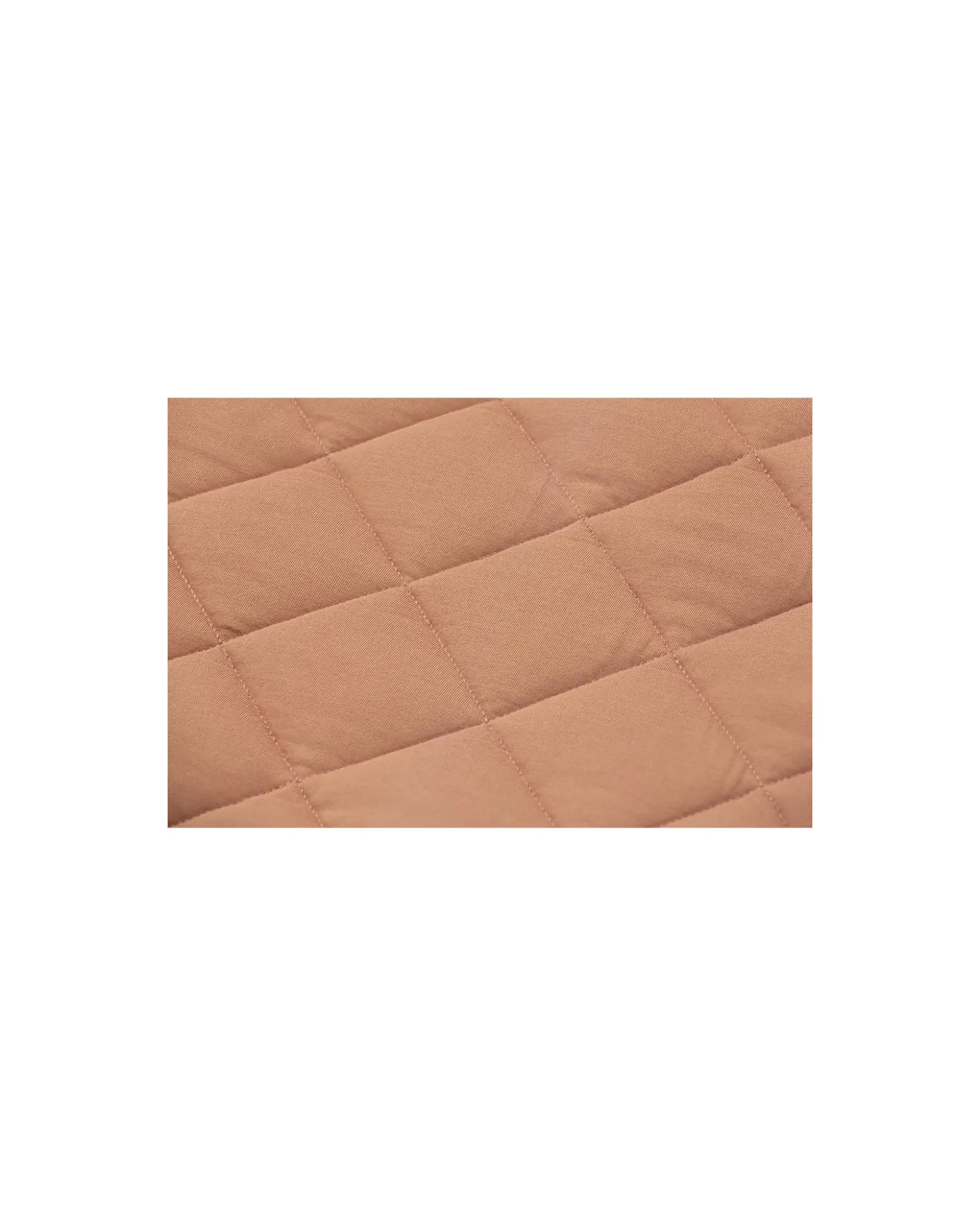 Sacco Portagiochi e Tappeto Gioco Imbottito 2 in 1 Soft Cotone Biologico - Marrone Aranciato
