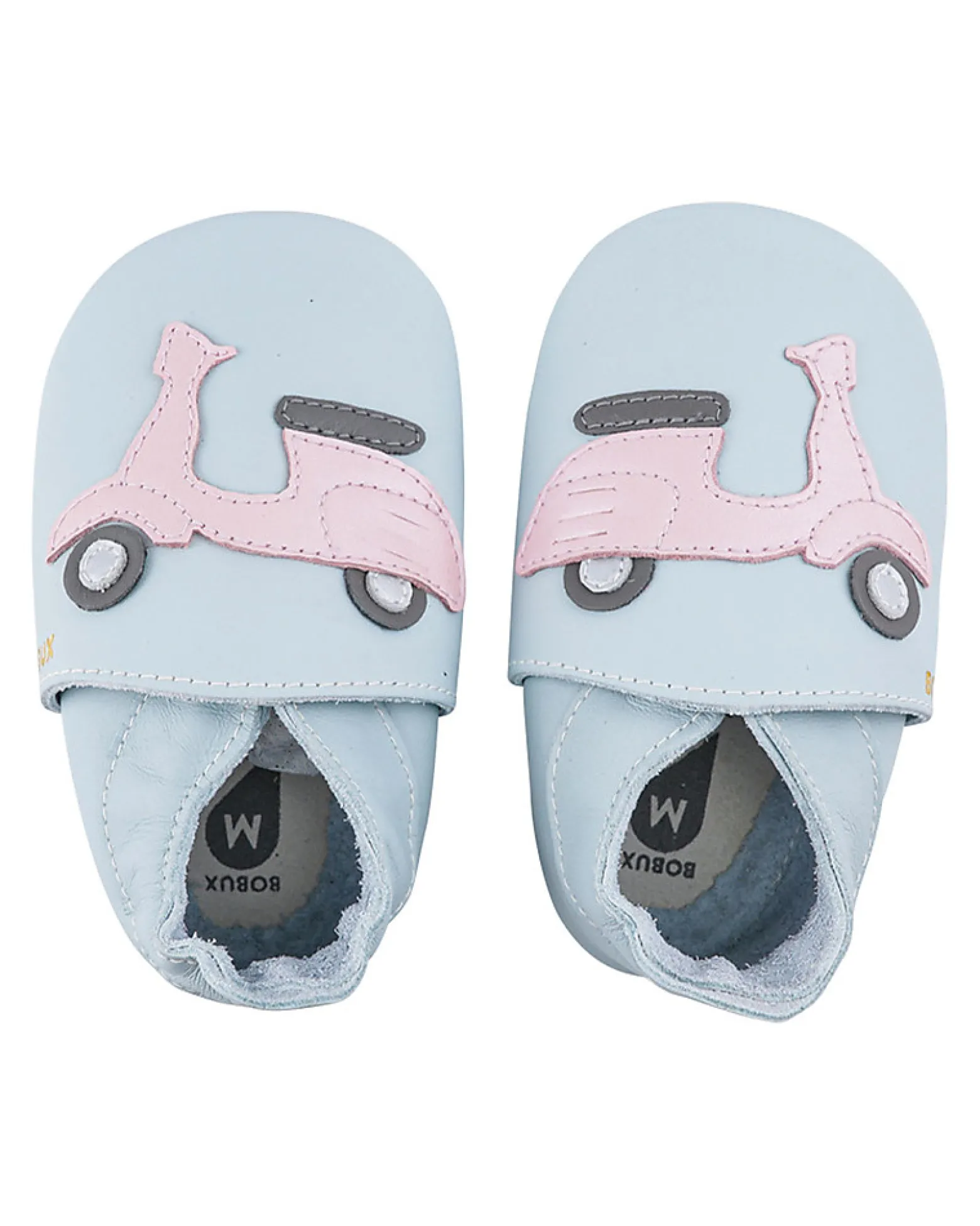 Scarpina Soft Sole - Celeste con Scooter - La cosa migliore dopo i piedi scalzi!