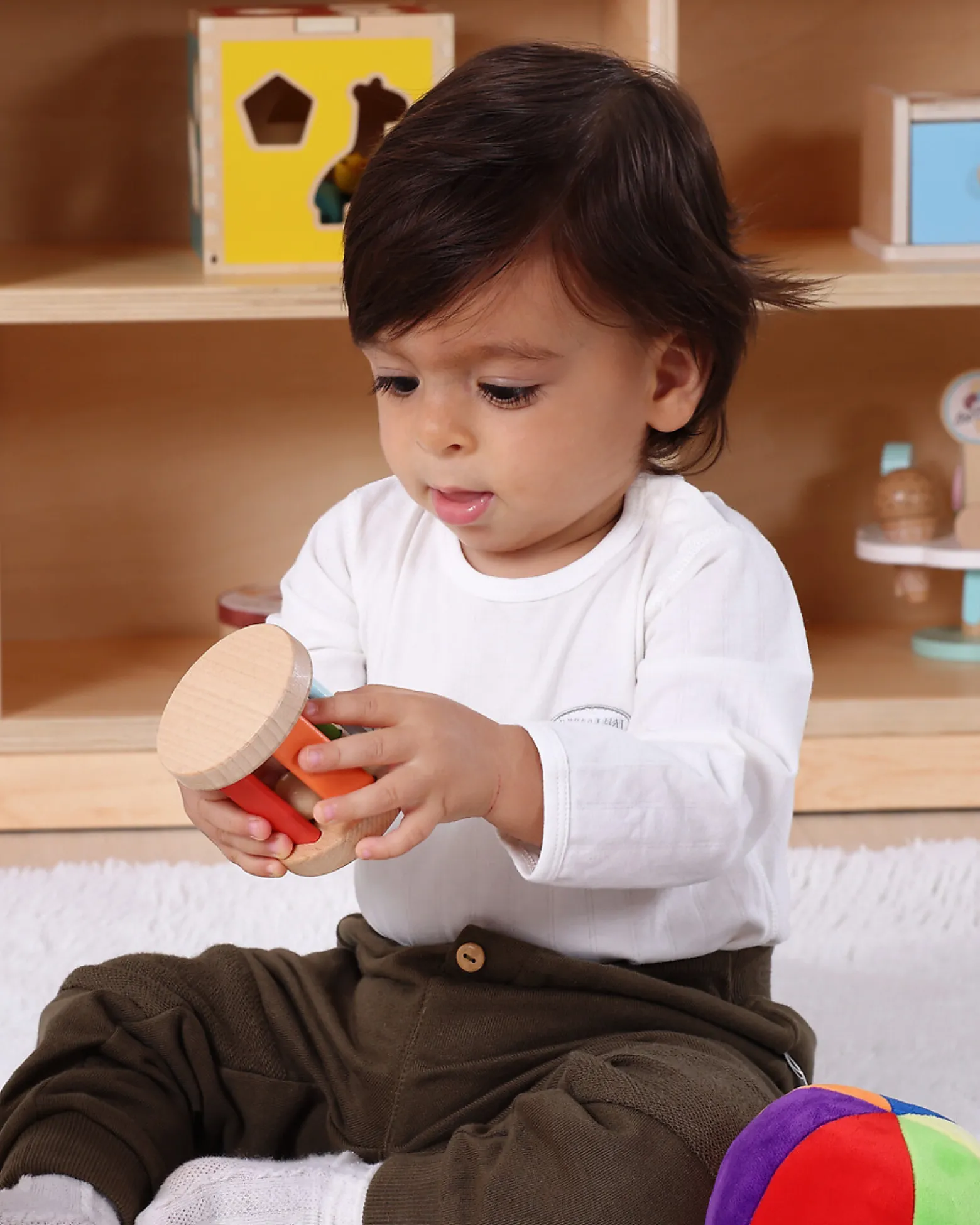 Scatola Educativa Multisensoriale - 21 Pezzi - 32,5 x 27 x 14 cm - 0+