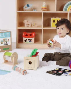 Scatola Educativa Multisensoriale - 21 Pezzi - 32,5 x 27 x 14 cm - 0+